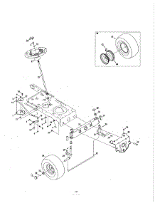 Steering parts for Mtd Front-Engine Lawn Tractor 13A278XS099 from AppliancePartsPros.com