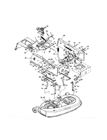 Upper Frame parts for Mtd Front-Engine Lawn Tractor 13A6673G118 from AppliancePartsPros.com