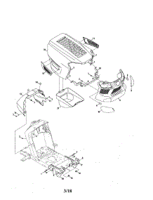 Hood / Plenum parts for Mtd Riding Mower & Tractor 13A878XS099 from AppliancePartsPros.com