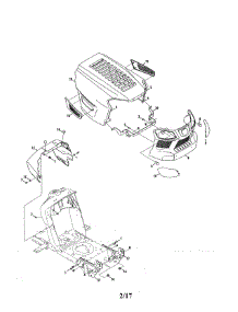 Hood / Bumper parts for Mtd Riding Mower & Tractor 13A878XT099 from AppliancePartsPros.com