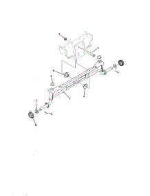Front Axle parts for Mtd Front-Engine Lawn Tractor 13AAA1ZW099 from AppliancePartsPros.com