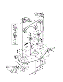 Mower Deck / Spindle Pulley parts for Mtd Front-Engine Lawn Tractor 13AAA1ZW099 from AppliancePartsPros.com