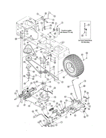 Drive / Wheels parts for Mtd Front-Engine Lawn Tractor 13AB606H730 from AppliancePartsPros.com