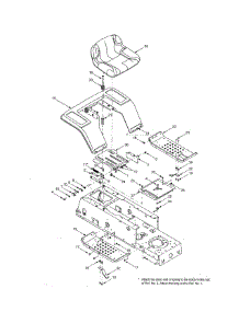Seat & Fender parts for Mtd Front-Engine Lawn Tractor 13AC650F700 from AppliancePartsPros.com