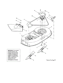 Mower Deck parts for Mtd Front-Engine Lawn Tractor 13AC650F700 from AppliancePartsPros.com