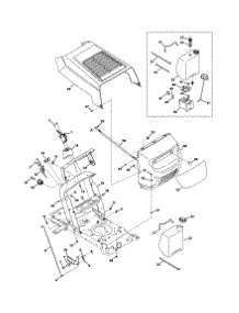 2 Style Hood parts for Mtd Front-Engine Lawn Tractor 13AC762F020 from AppliancePartsPros.com