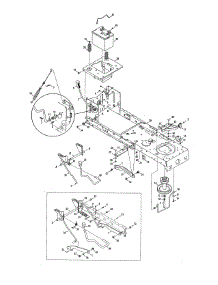 Frame & Battery parts for Mtd Front-Engine Lawn Tractor 13AC762F029 from AppliancePartsPros.com
