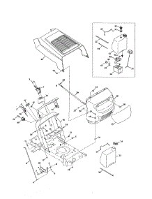 2 Style Hood parts for Mtd Front-Engine Lawn Tractor 13AC762F052 from AppliancePartsPros.com