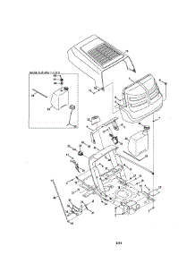Hood & Dash parts for Mtd Front-Engine Lawn Tractor 13AC76LF055 from AppliancePartsPros.com