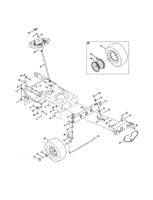 Front End Steering parts for Mtd Front-Engine Lawn Tractor 13AC76LF055 from AppliancePartsPros.com