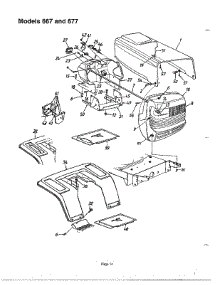 Lawn Tractor Page 13 parts for Mtd Front-Engine Lawn Tractor 13AD674G401 from AppliancePartsPros.com