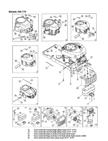 Engines parts for Mtd Front-Engine Lawn Tractor 13AD771G731 from AppliancePartsPros.com