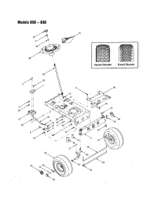 Steering parts for Mtd Front-Engine Lawn Tractor 13AF688G722 from AppliancePartsPros.com