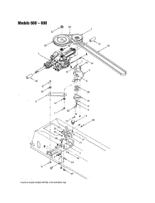Transmission parts for Mtd Front-Engine Lawn Tractor 13AF688G722 from AppliancePartsPros.com