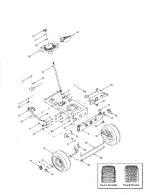 Steering parts for Mtd Front-Engine Lawn Tractor 13AF698G722 from AppliancePartsPros.com