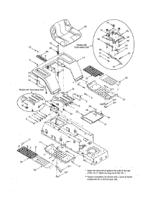 Seat & Fender parts for Mtd Front-Engine Lawn Tractor 13AF698G722 from AppliancePartsPros.com