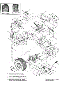 Battery / Frame parts for Mtd Front-Engine Lawn Tractor 13AF698G722 from AppliancePartsPros.com