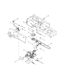 Transmission parts for Mtd Front-Engine Lawn Tractor 13AF698G722 from AppliancePartsPros.com