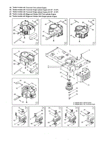 Engines parts for Mtd Front-Engine Lawn Tractor 13AF698G722 from AppliancePartsPros.com
