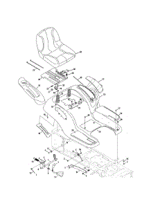 Seat / Fender / Lift parts for Cub Cadet Front-Engine Lawn Tractor 13AF91AP056 from AppliancePartsPros.com