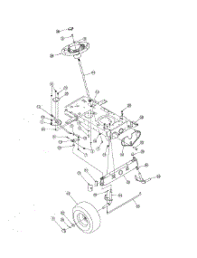 Steering parts for Mtd Front-Engine Lawn Tractor 13AH762F752 from AppliancePartsPros.com