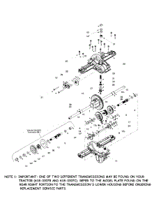 Single Speed Transmission parts for Mtd Front-Engine Lawn Tractor 13AI608H062 from AppliancePartsPros.com