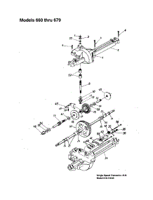 Upper And Lower Housing parts for Mtd Front-Engine Lawn Tractor 13AI675H062 from AppliancePartsPros.com