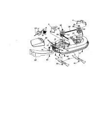 Deck "F" Assembly parts for Mtd Front-Engine Lawn Tractor 13AI675H062 from AppliancePartsPros.com