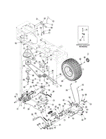 Belts / Transmission parts for Troy-Bilt Front-Engine Lawn Tractor 13AJ609G766 from AppliancePartsPros.com