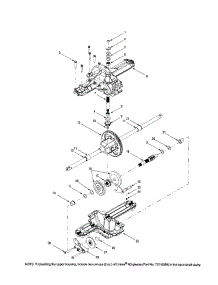 Differential / Housing parts for Troy-Bilt Front-Engine Lawn Tractor 13AJ609G766 from AppliancePartsPros.com