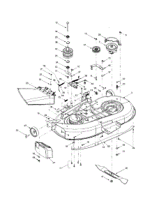 Mower Deck parts for Troy-Bilt Gas Walk-Behind Mower 13AJ609G766-2003 from AppliancePartsPros.com