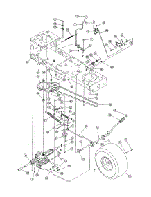 Transmission parts for Mtd Front-Engine Lawn Tractor 13AJ771G713 from AppliancePartsPros.com
