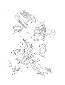 5 Style Hood With Plenum parts for Mtd Front-Engine Lawn Tractor 13AJ771S031 from AppliancePartsPros.com