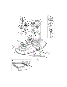 Deck / Spindle Pulley parts for Mtd Front-Engine Lawn Tractor 13AJ77SS099 from AppliancePartsPros.com