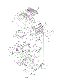 Hood & Bumper parts for Mtd Front-Engine Lawn Tractor 13AJ795G730 from AppliancePartsPros.com