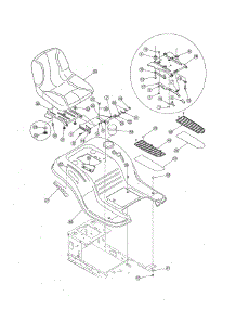 Seat & Fender parts for Mtd Front-Engine Lawn Tractor 13AJ795G730 from AppliancePartsPros.com