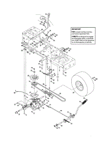 Transmission parts for Mtd Front-Engine Lawn Tractor 13AJ795S004 from AppliancePartsPros.com