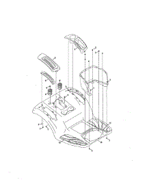 Fender / Manual Pto parts for Mtd Front-Engine Lawn Tractor 13AJA1ZS099 from AppliancePartsPros.com