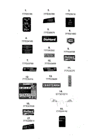 Decals parts for Mtd Front-Engine Lawn Tractor 13AJA1ZS099 from AppliancePartsPros.com