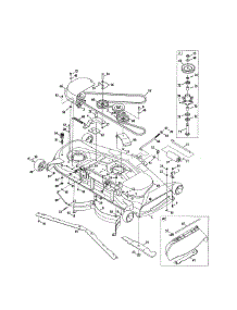 54" Deck parts for Cub Cadet Front-Engine Lawn Tractor 13AK92AK056 from AppliancePartsPros.com