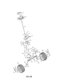Steering / Front Axle parts for Cub Cadet Front-Engine Lawn Tractor 13AK92AK056 from AppliancePartsPros.com