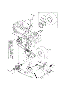 Transmission parts for Mtd Front-Engine Lawn Tractor 13AL47ST099 from AppliancePartsPros.com