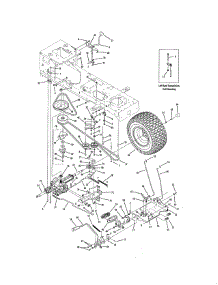 Drive System parts for Mtd Front-Engine Lawn Tractor 13AL605H057 from AppliancePartsPros.com