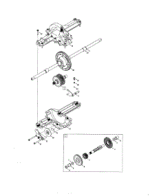 Transmission parts for Mtd Front-Engine Lawn Tractor 13AL605H057 from AppliancePartsPros.com