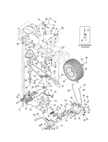 Drive parts for Mtd Front-Engine Lawn Tractor 13AL606G730 from AppliancePartsPros.com