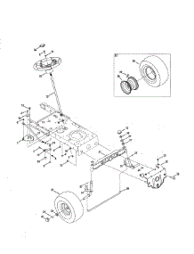 Steering / Wheel parts for Mtd Front-Engine Lawn Tractor 13AL78ST099 from AppliancePartsPros.com