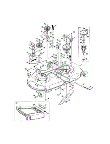 Deck / Spindle Pulley parts for Mtd Front-Engine Lawn Tractor 13AL78ST099 from AppliancePartsPros.com