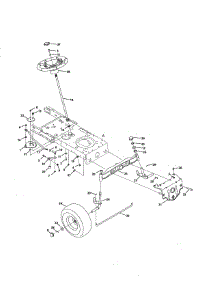 Front End Steering parts for Mtd Front-Engine Lawn Tractor 13AL795H004 from AppliancePartsPros.com