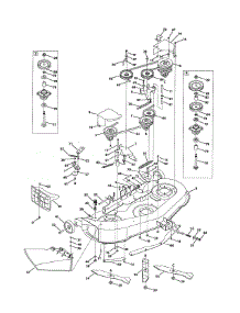 46" Deck parts for Mtd Front-Engine Lawn Tractor 13AL795H004 from AppliancePartsPros.com
