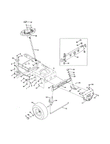Front End Steering parts for Mtd Front-Engine Lawn Tractor 13AL795T057 from AppliancePartsPros.com